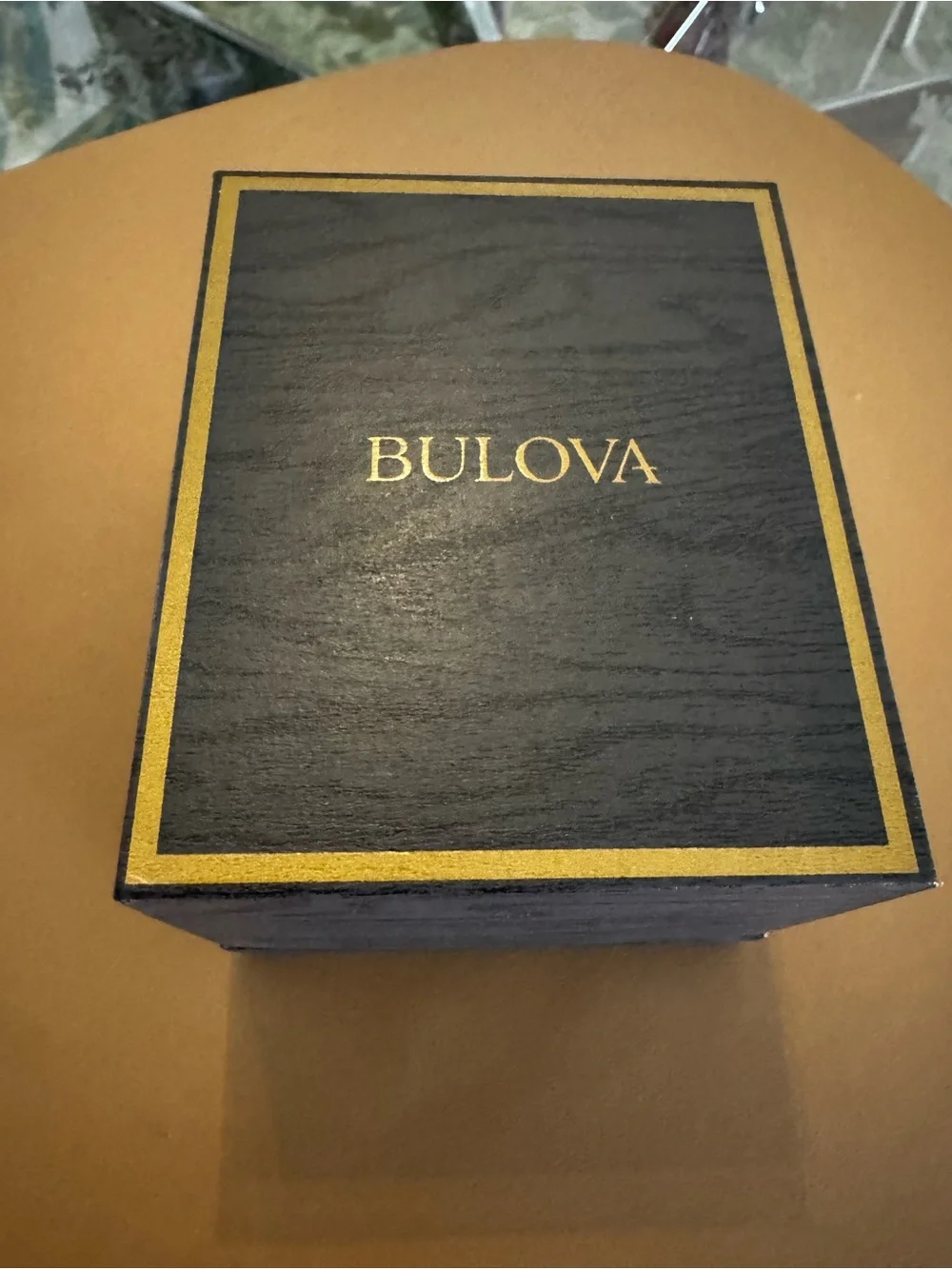 Bulova Watch Box Insert in Black and Gray